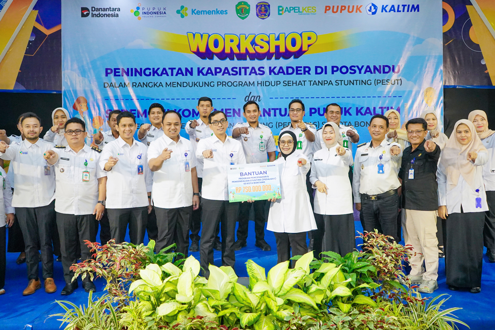 Pupuk Kaltim Salurkan Rp858,7 Juta untuk Pengendalian Stunting di Kota Bontang